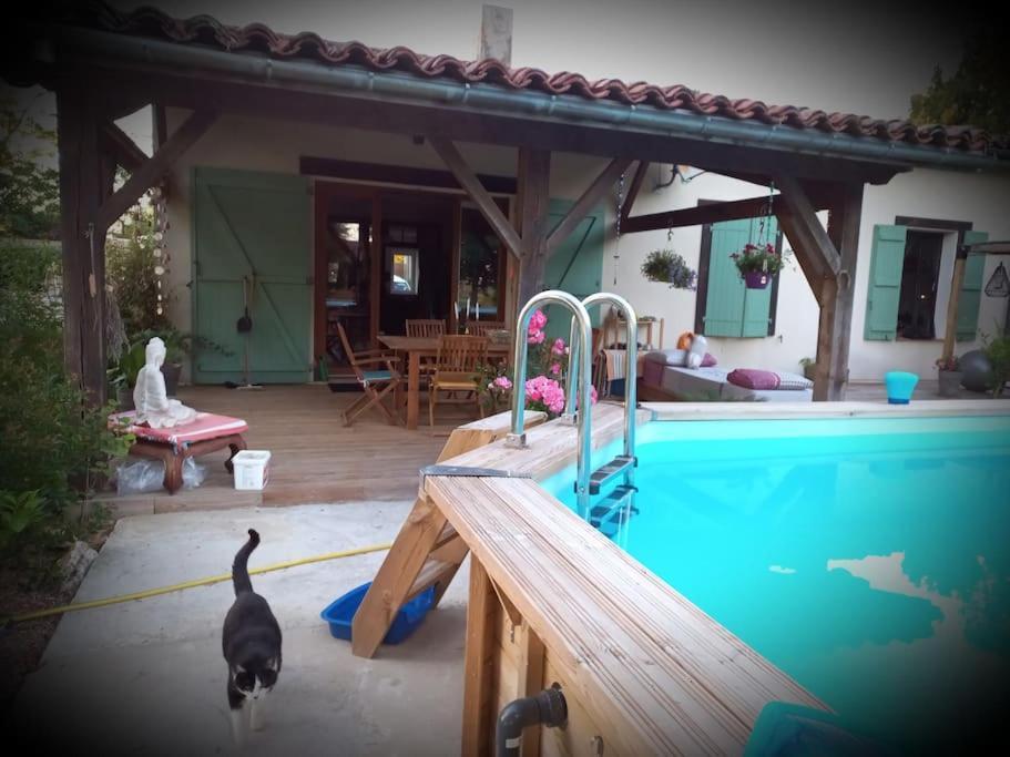 Maison Avec Piscine Proche Des Thermes Mauleon-D'armagnac 外观 照片